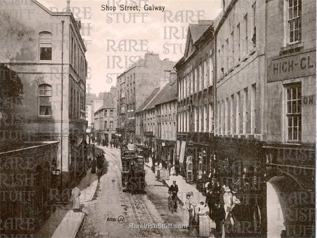 Shop Street, Galway Town, Galway, Ireland 1905