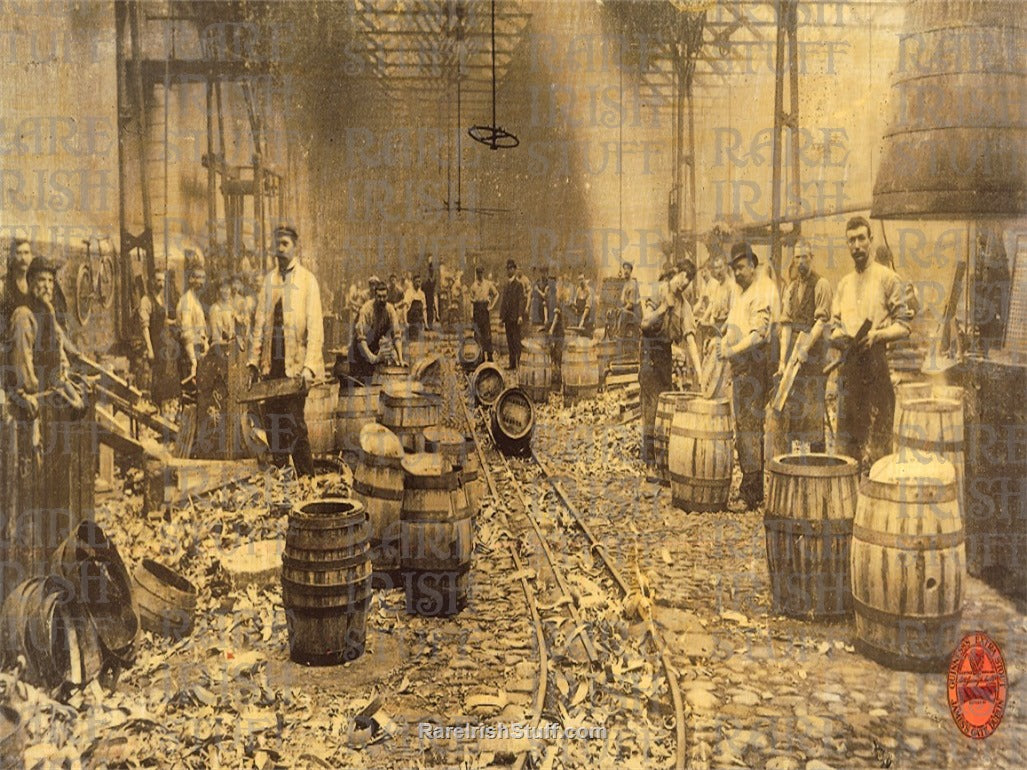 Guinness Coopers working at James Gate Brewery c.1900