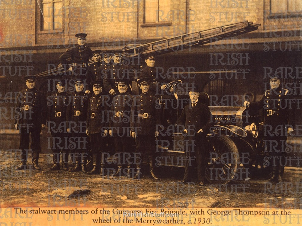 Guinness Fire Brigade in Dublin 1929