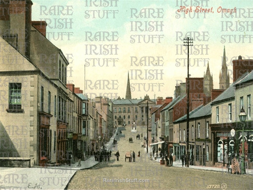 High Street, Omagh, Co. Tyrone, Ireland 1895