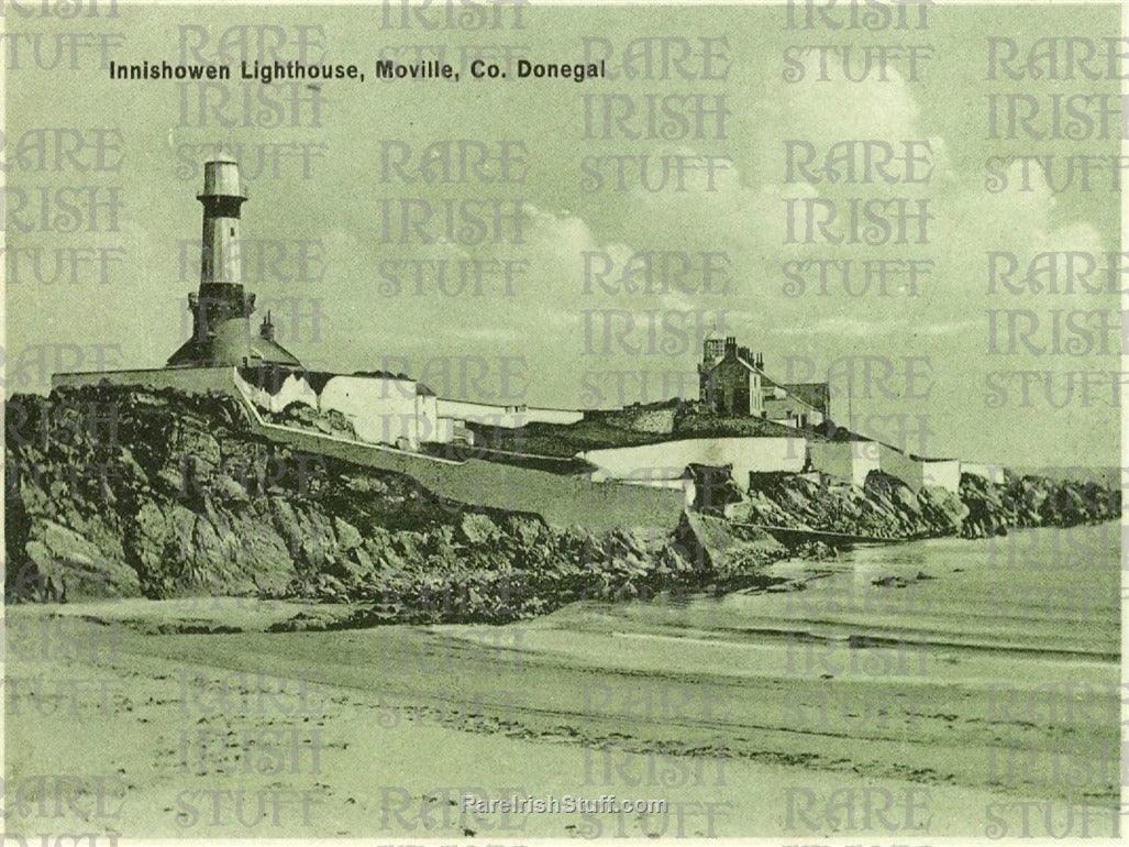 Inishowen Lighthouse, Moville, Co. Donegal, Ireland 1950