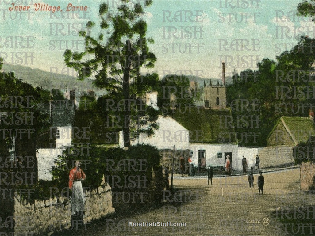 Inver Village, Larne, Co. Antrim, Ireland 1899