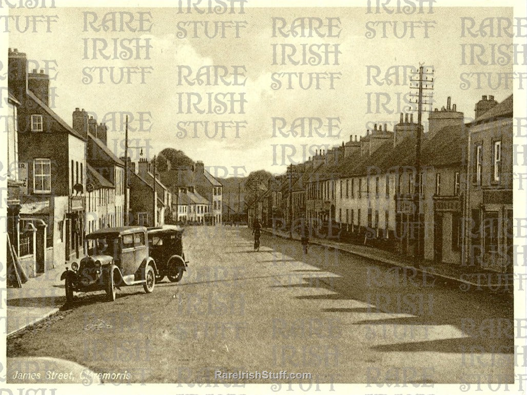 James Street, Claremorris, Co. Mayo, Ireland 1940s