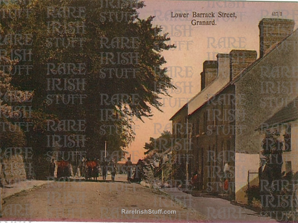 Lower Barrack Street, Granard Village, Longford, Ireland, 1905