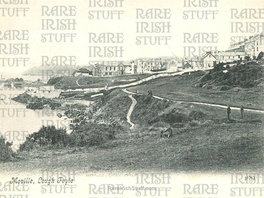 Lough Foyle, Moville, Inishowen, Co. Donegal, Ireland 1920