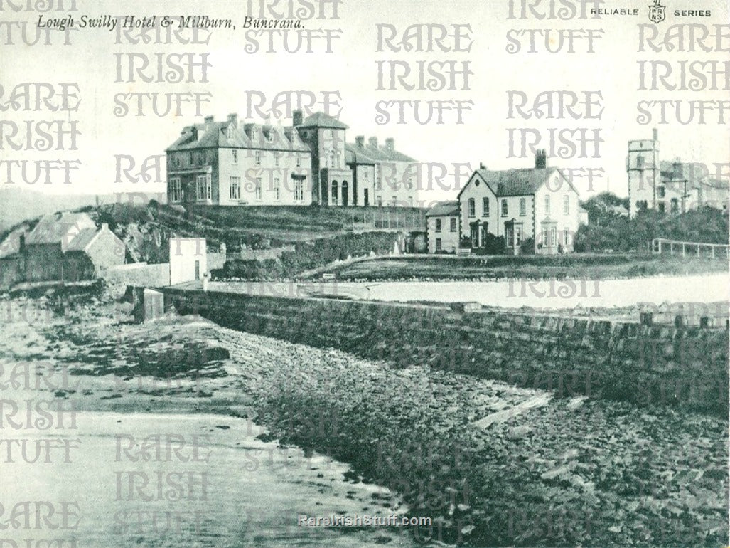 Lough Swilly Hotel & Millburn, Buncrana, Co. Donegal, Ireland 1895
