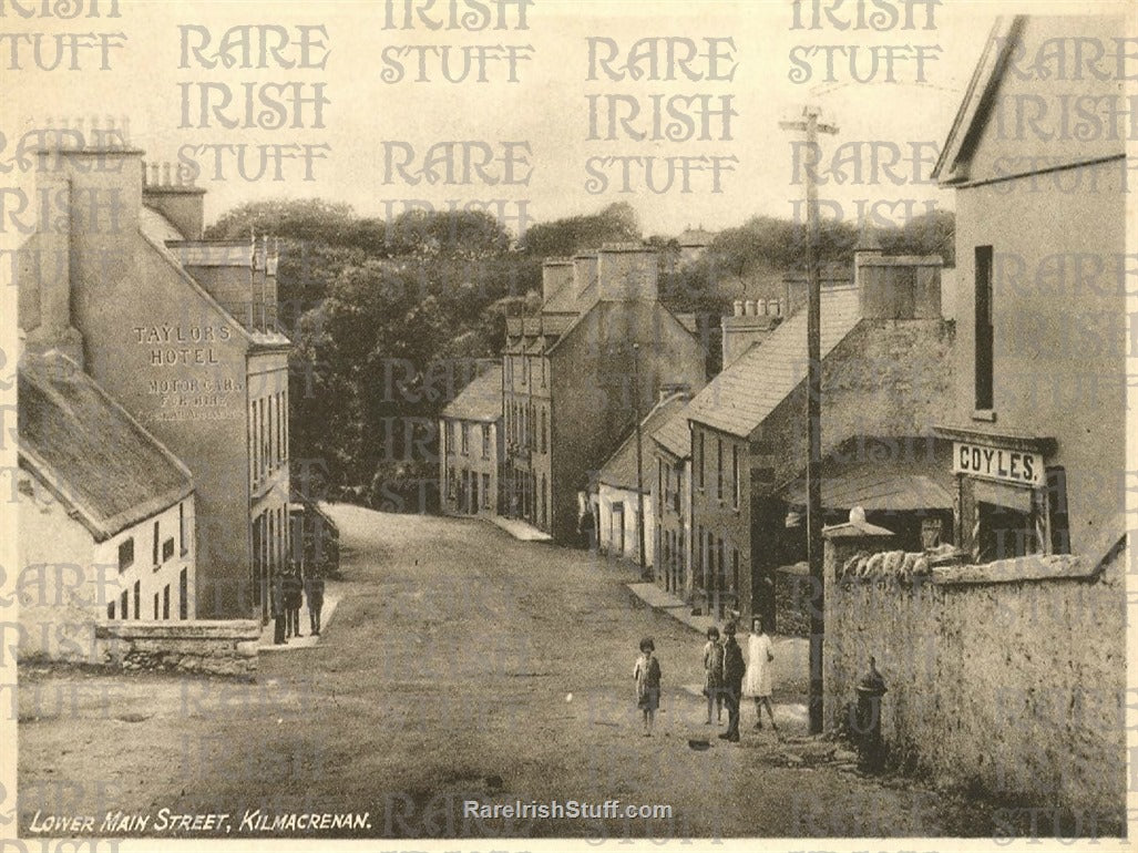 Lower Main Street, Kilmacrennan, Co. Donegal, Ireland 1900