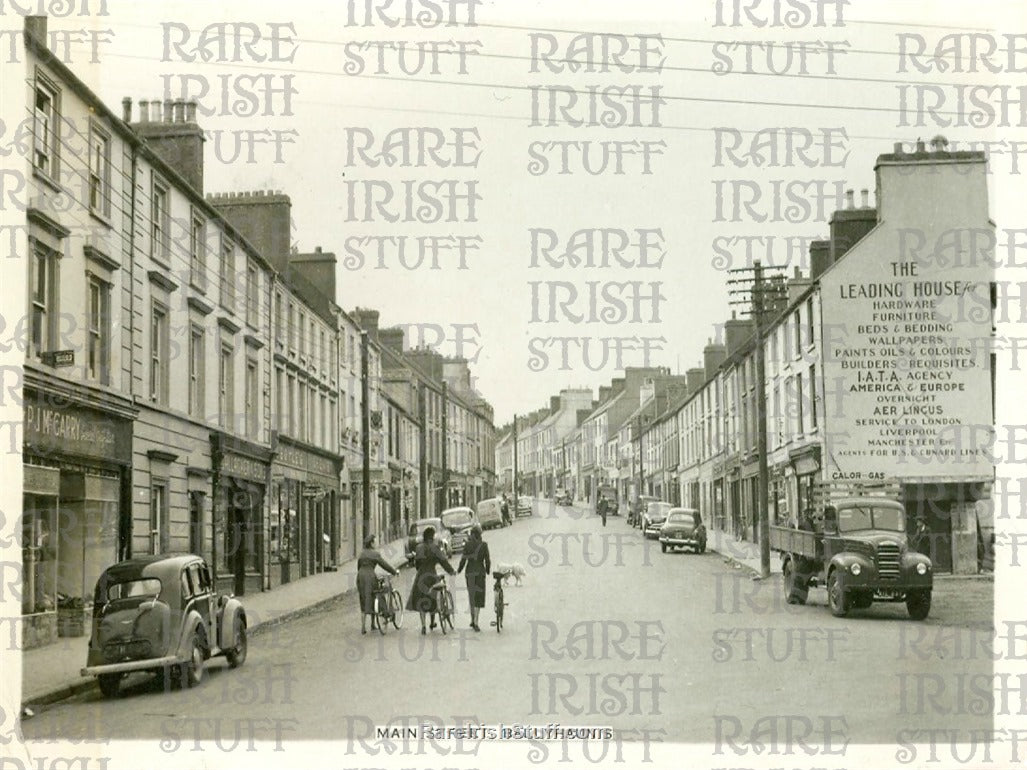 Main Street, Ballyhaunis, Co. Mayo, Ireland 1950s