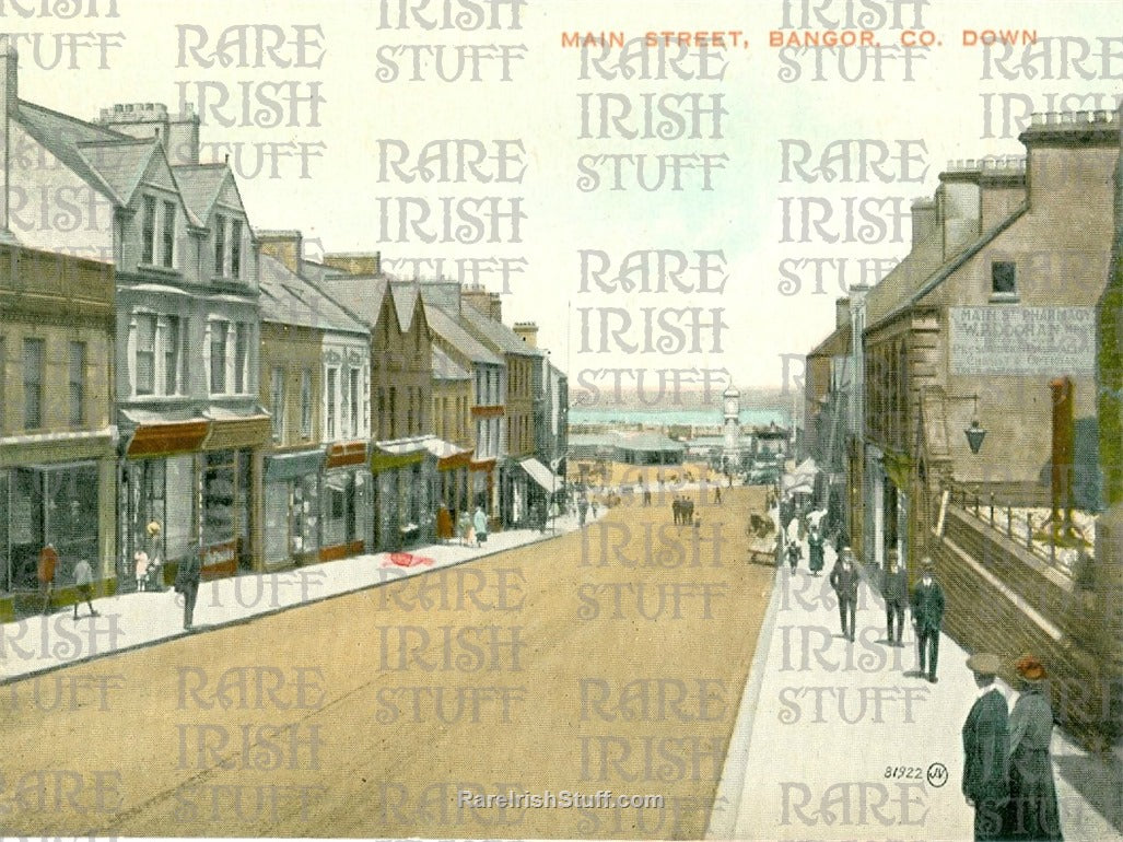 Main Street, Bangor, Co. Down, Ireland 1899