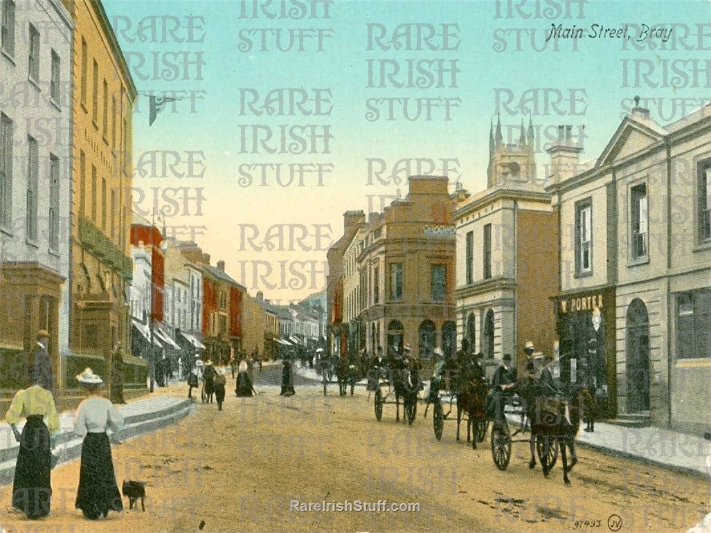Main Street, Bray, Co. Wicklow, Ireland 1911