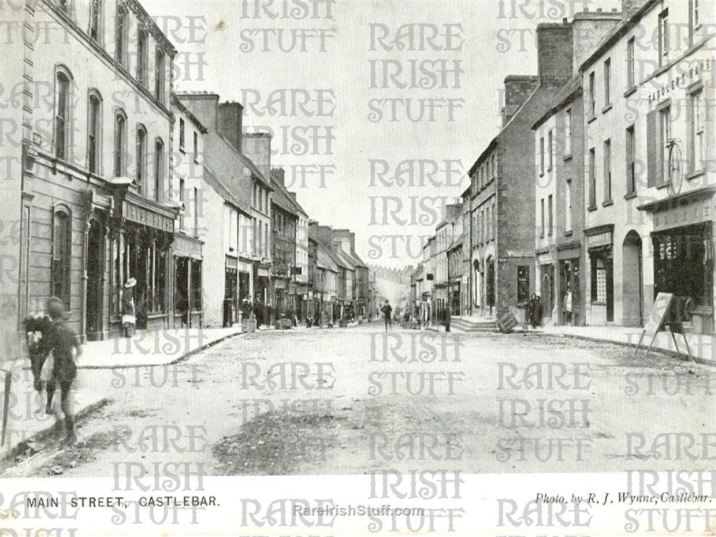 Main Street, Castlebar, Co. Mayo, Ireland 1895