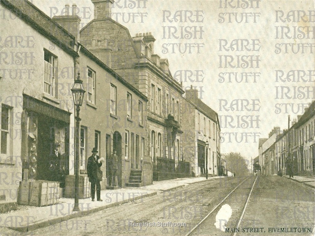 Main Street, Fivemiletown, Co. Tyrone, Ireland 1895