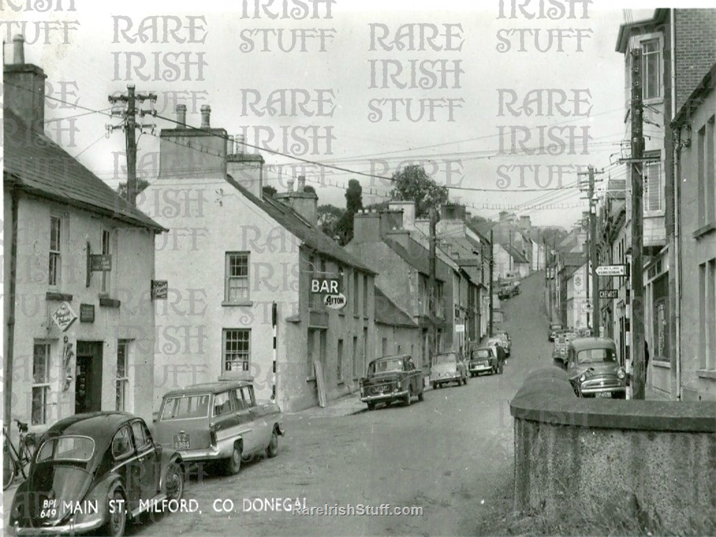 Main Street, Milford, Co. Donegal, Ireland 1960s