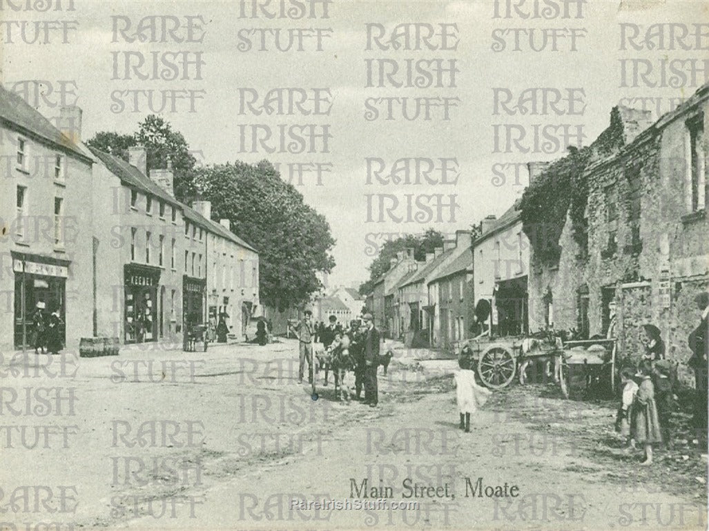 Main Street, Moate, Co. Westmeath, Ireland 1900