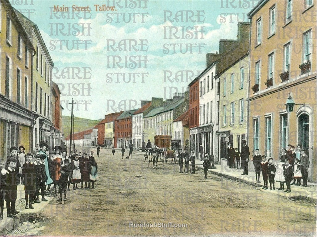 Main Street, Tallow, Co. Waterford, Ireland 1904
