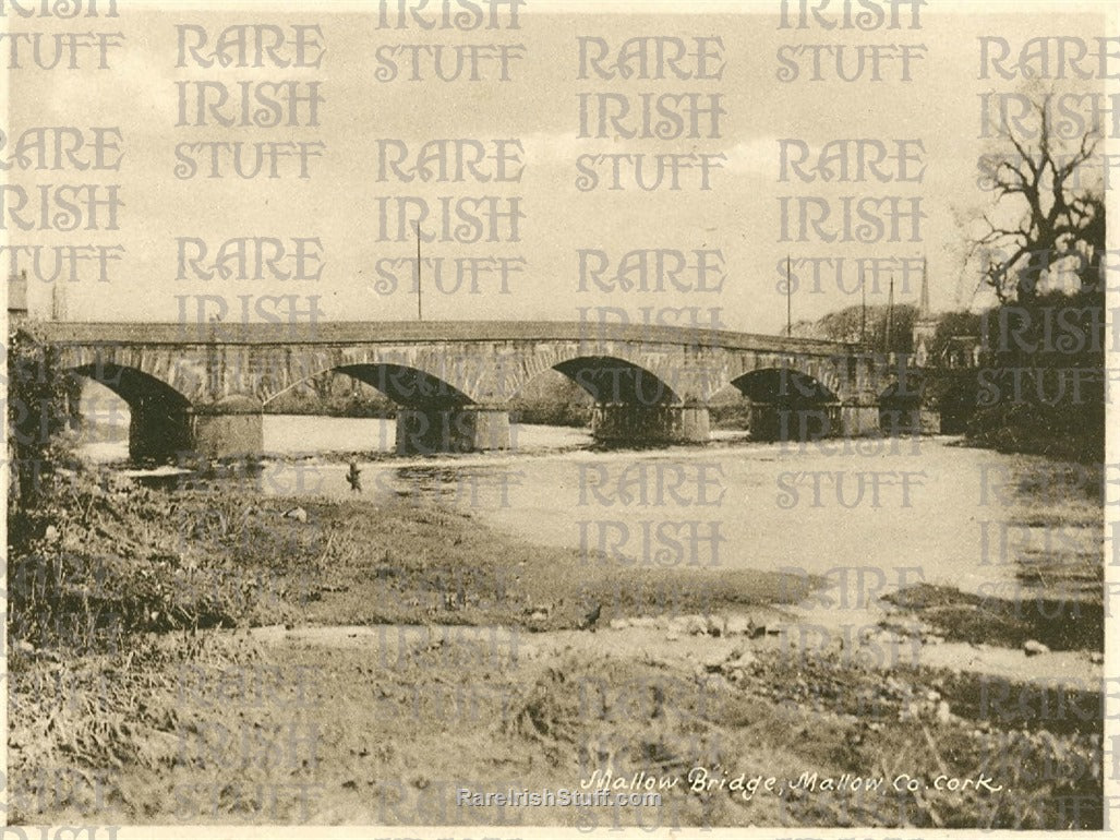 Mallow Bridge, Mallow, Co. Cork, Ireland 1917