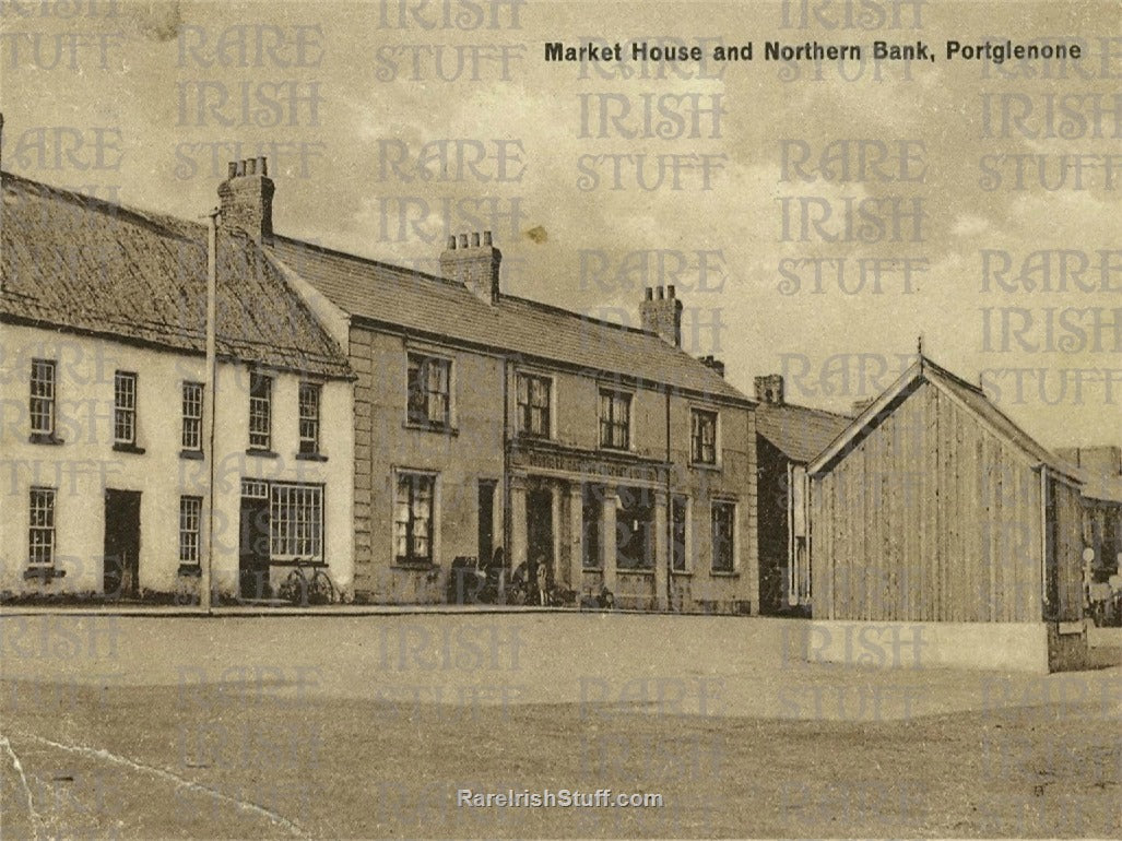 Market House & Northern Bank, Portglenone, Co. Antrim, Ireland 1907