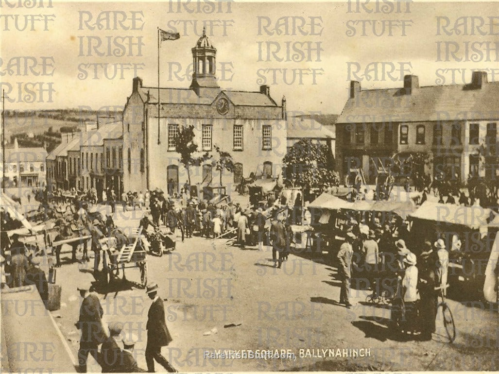 Market Square, Ballynahinch, Co. Down, Ireland 1902
