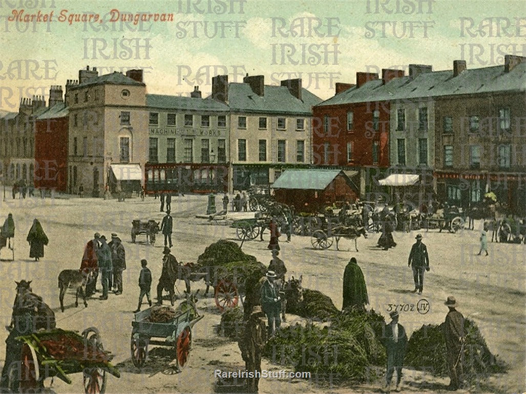 Market Square, Dungarvan, Co. Waterford, Ireland 1905