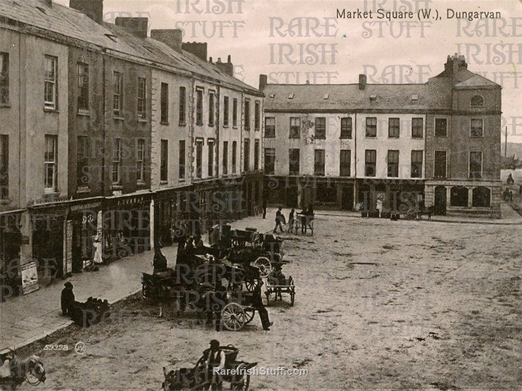 Market Square, Dungarvan, Co. Waterford, Ireland 1895