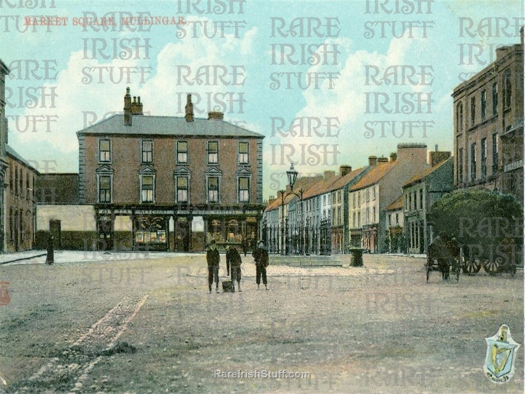Market Square, Mullingar, Co. Westmeath, Ireland 1895