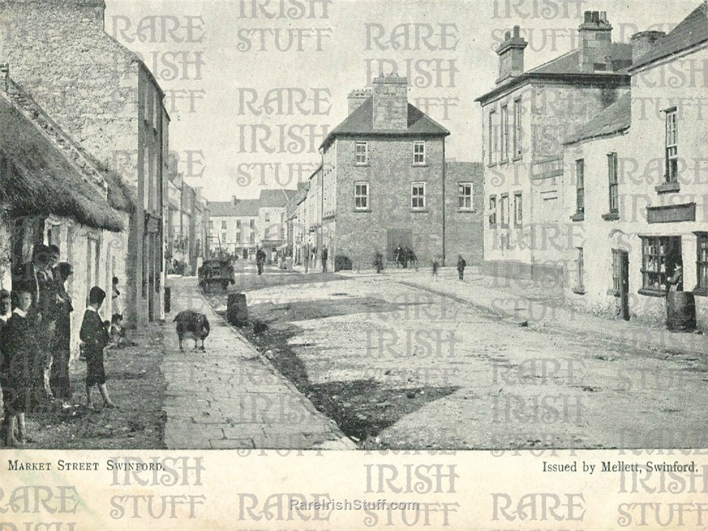 Market Street, Swinford, Co. Mayo, Ireland 1895