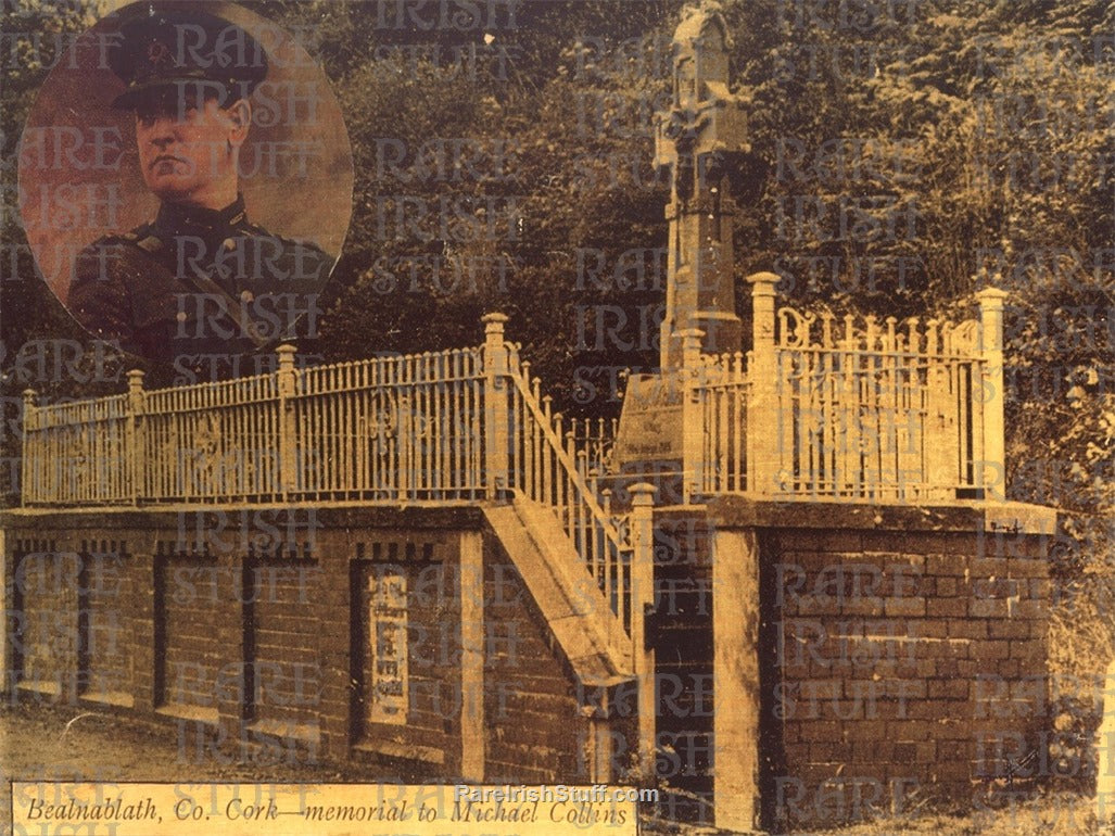 Memorial to Michael Collins at Beal na Blath, Cork, Ireland