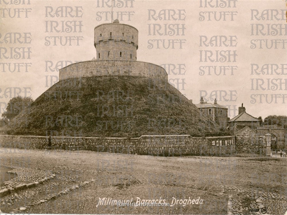 Millmount Barracks, Drogheda, Co. Louth, Ireland, Old Photo, Old Image ...
