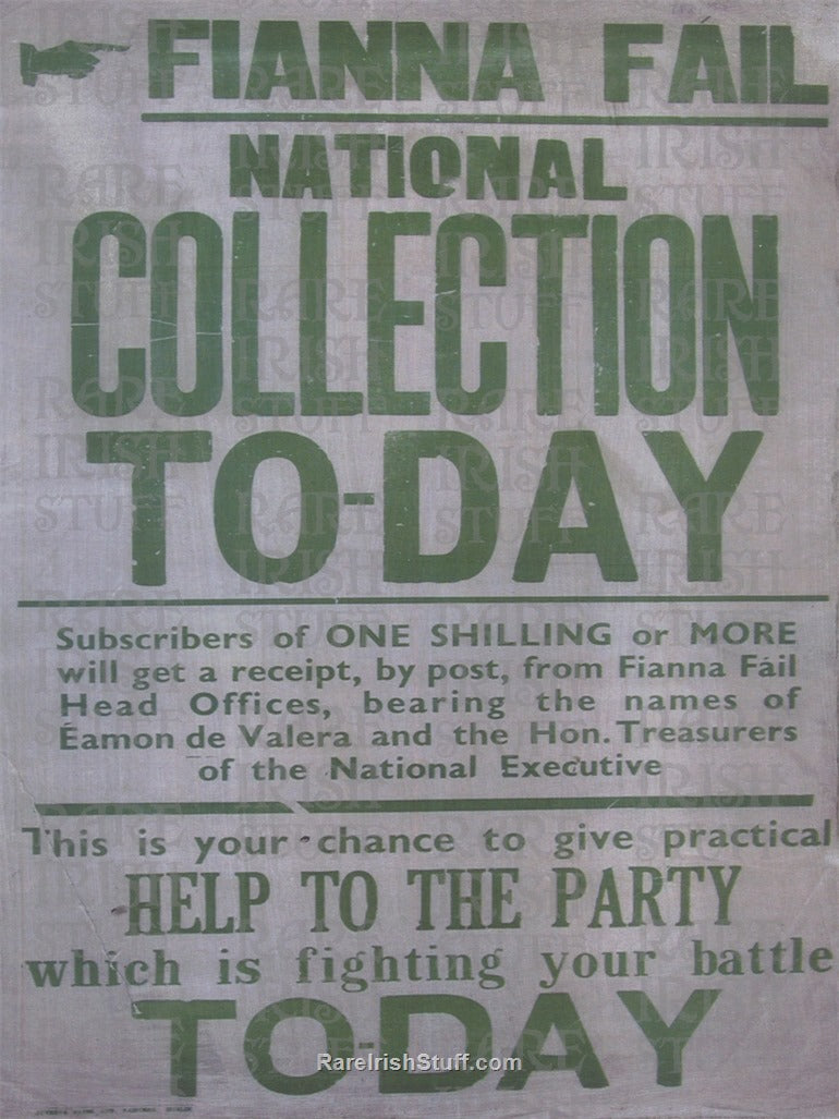 Fianna Fail National Collection Day, 1930's
