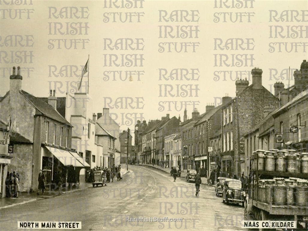 North Main Street, Naas, Co Kildare, Ireland 1940s
