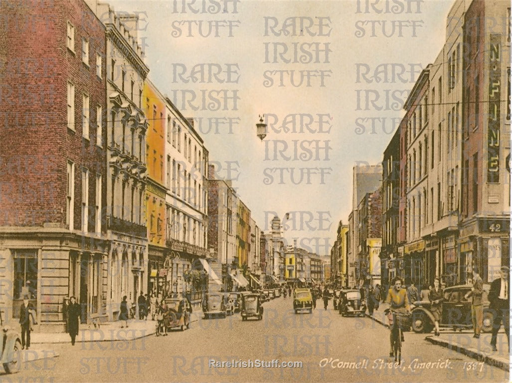 O'Connell Street, Limerick City, Ireland 1945