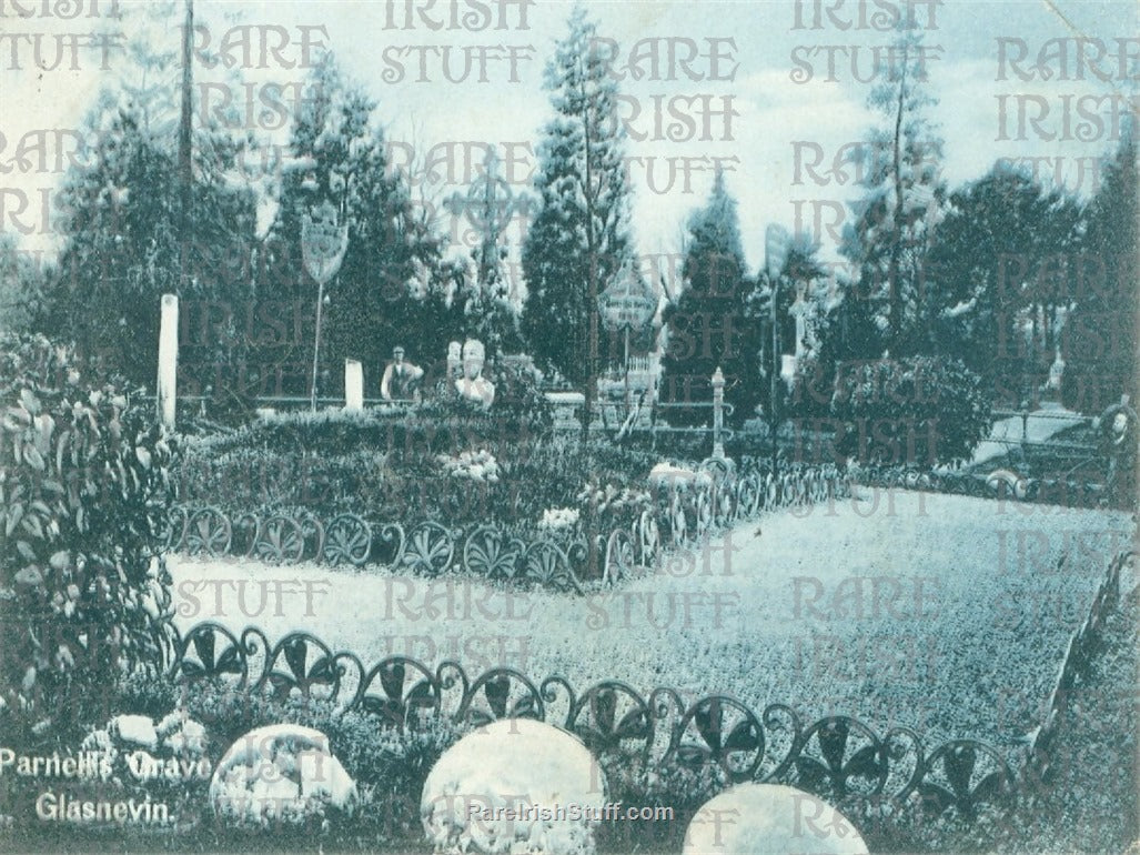 Parnell's Grave, Cemetery, Glasnevin, Dublin, Ireland 1890
