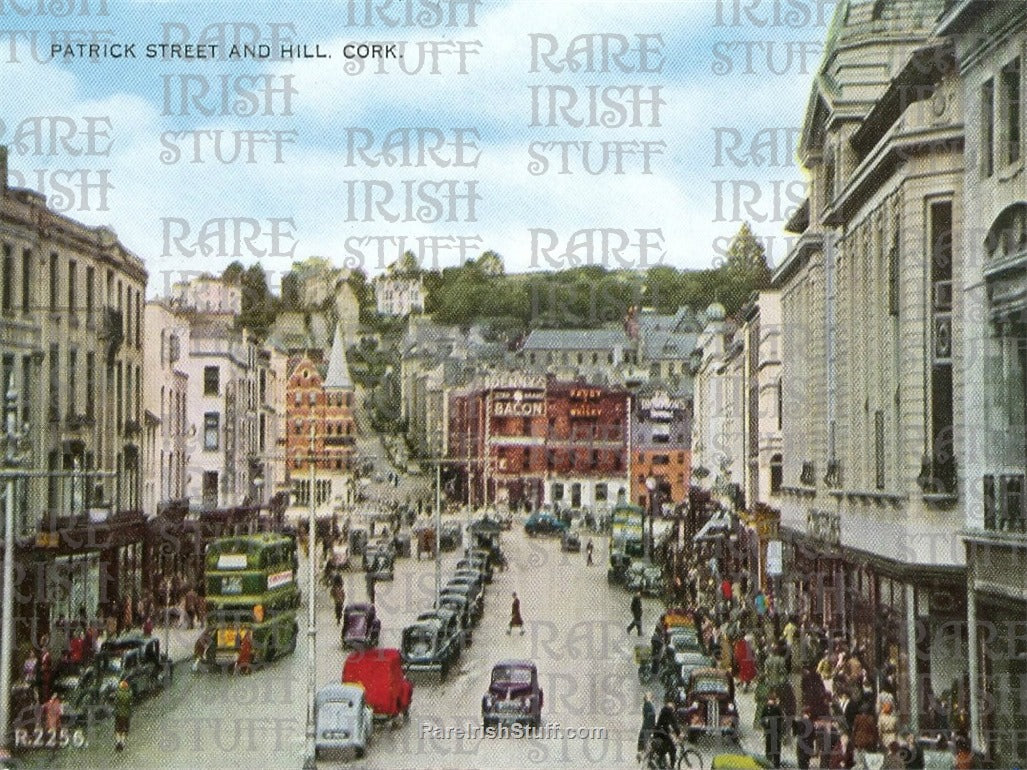Patrick Street & Hill, Cork City, Co. Cork, Ireland 1964