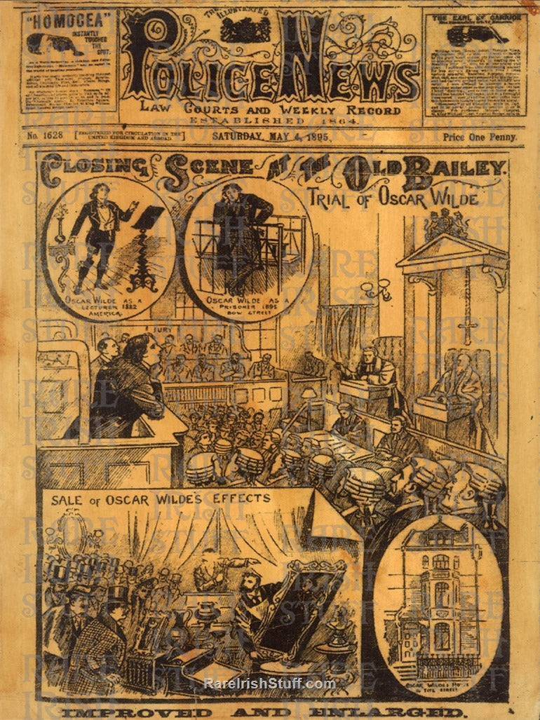 Oscar Wilde Trial - Police News Report, 1895