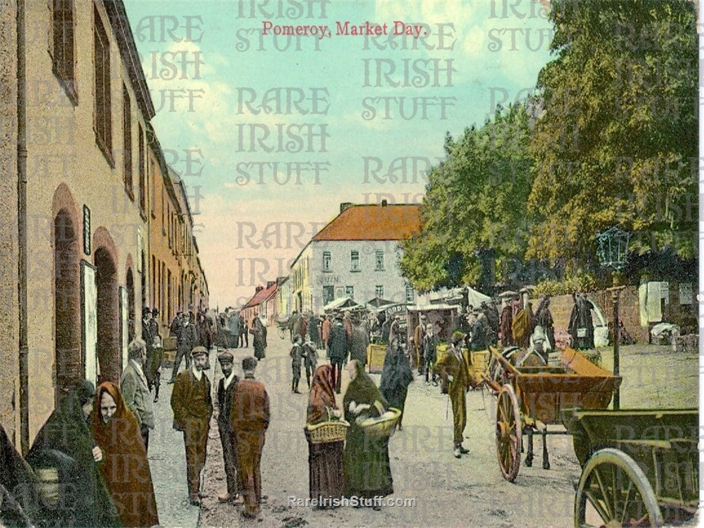 Pomeroy Market Day, Cavanakeeran, Co. Tyrone, Ireland 1900