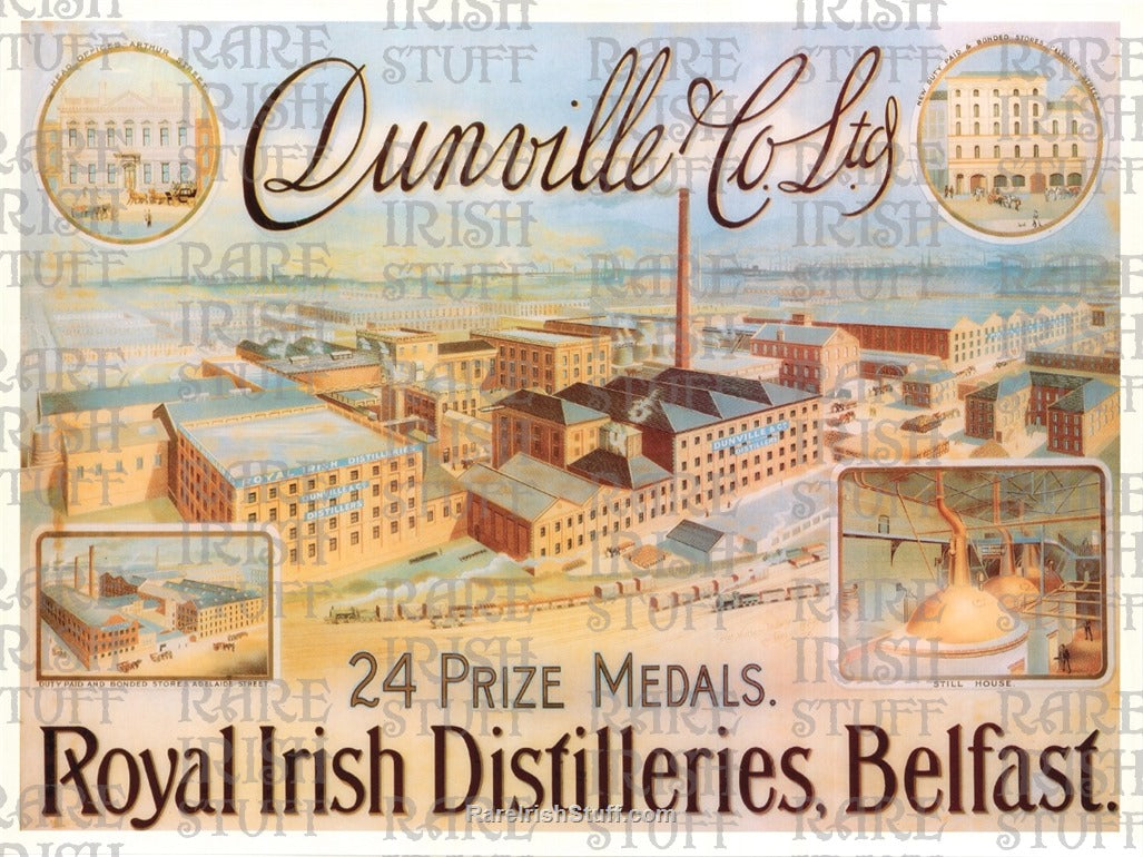 Dunville & Co Whiskey Distillery, Belfast, Ireland 1879