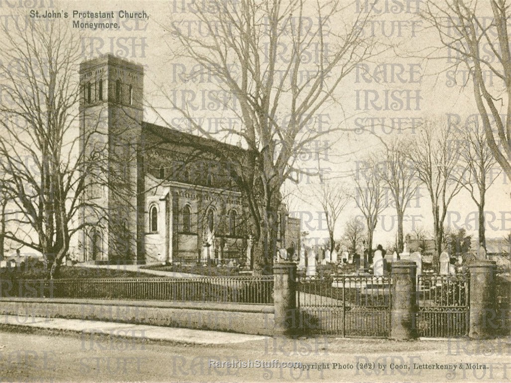 St John's Protestant Church, Moneymore, Derry, Ireland 1900