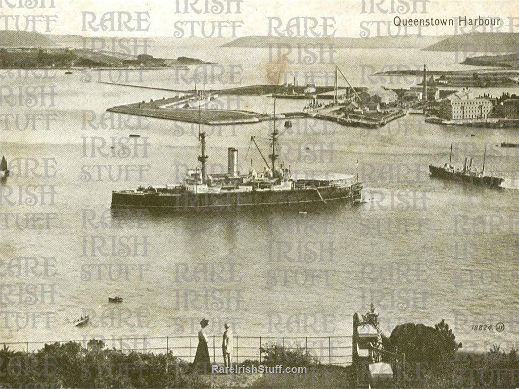 Queenstown Harbour (Cobh), Co. Cork, Ireland 1895