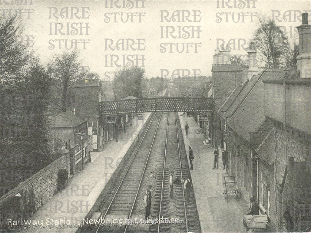 Railway Station, Newbridge, Co Kildare, Ireland 1900