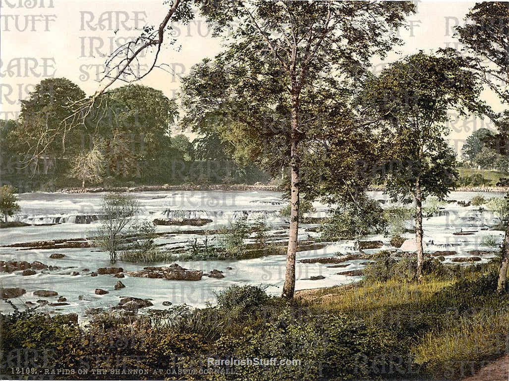 Rapids on the River Shannon, Castleconnell, Co Limerick, Ireland c.1900