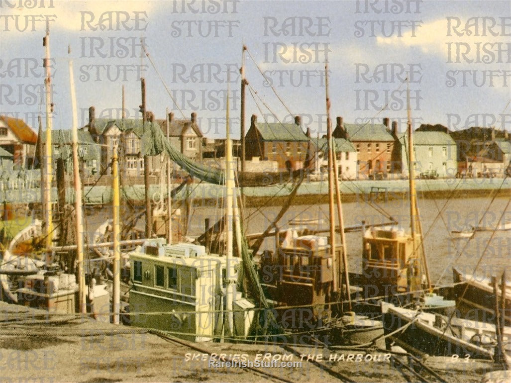 Skerries Harbour, Dublin, Ireland 1940's