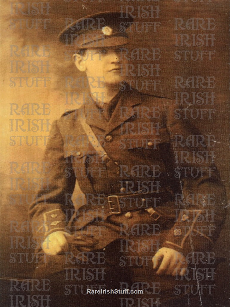 Young Michael Collins Wearing Irish Volunteers Uniform 1916
