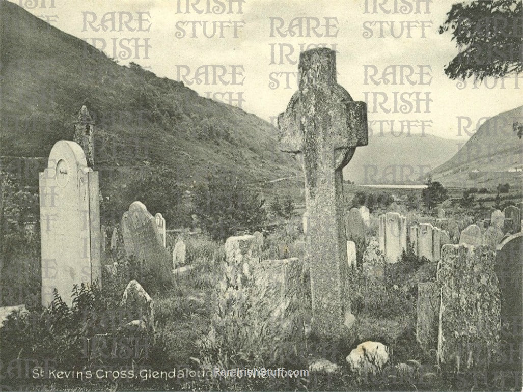St Kevin's Cross, Glendalough, Co. Wicklow, Ireland 1895
