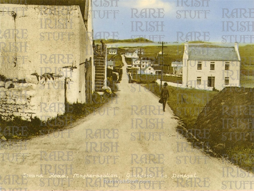 Strand Road, Magheragallon, Gweedore, Donegal, Ireland, Rare Photo ...