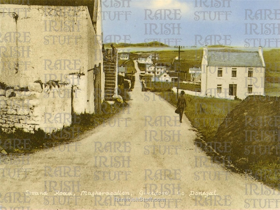 Strand Road, Magheragallon, Gweedore, Donegal, Ireland, Rare Photo ...