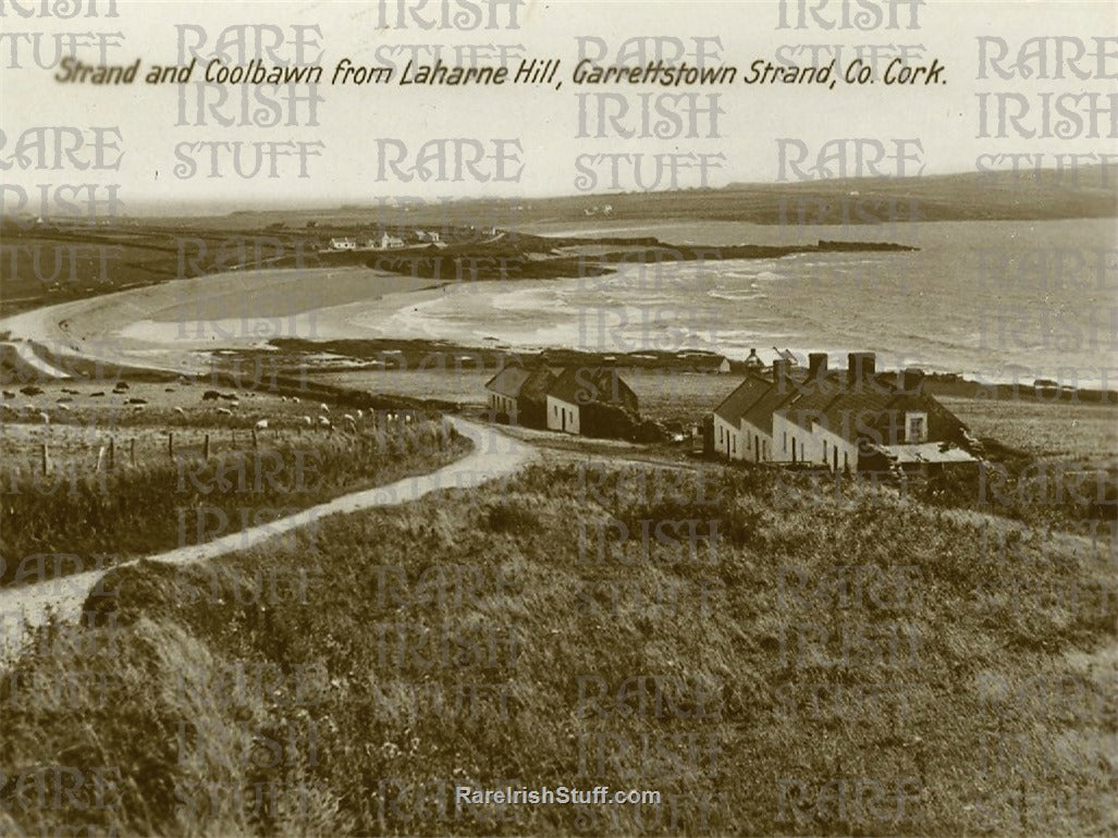 Strand & Coolbawn from Laherne Hill, Garretstown Strand, Co. Cork, Ireland 1925
