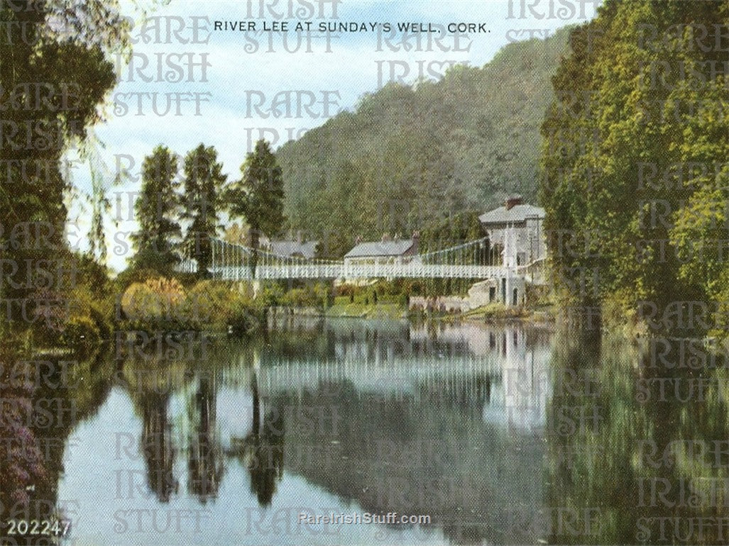 River Lee at Sundays Well, Co. Cork, Ireland 1915