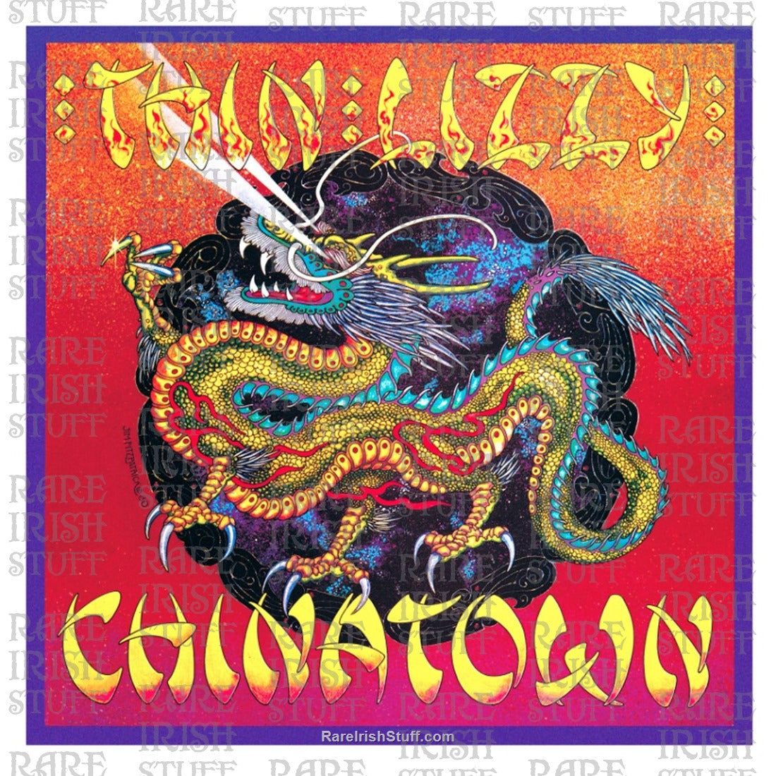 Chinatown album cover by Jim Fitzpatrick 1980