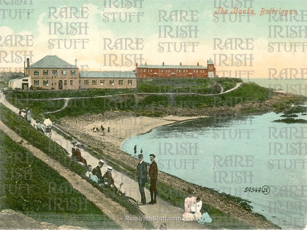 The Banks, Balbriggan, Dublin, Ireland, Old Photo, Old Image, Old