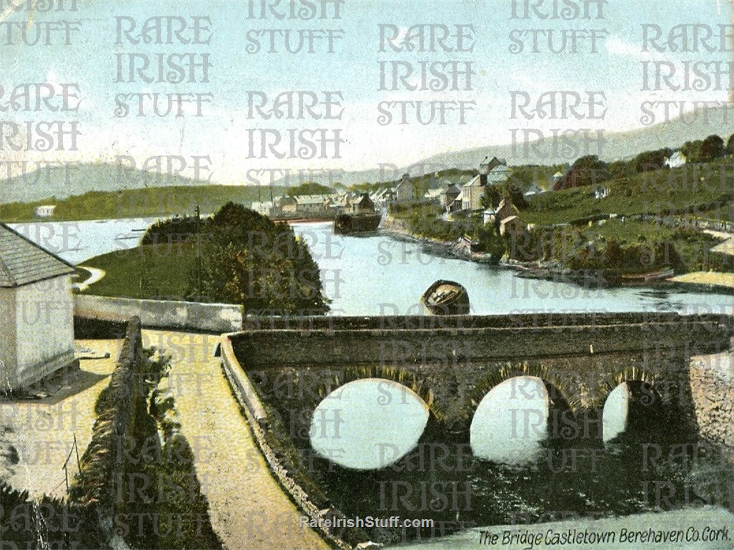 The Bridge, Castletown Berehaven (Castletownbere), Co. Cork, Ireland 1900